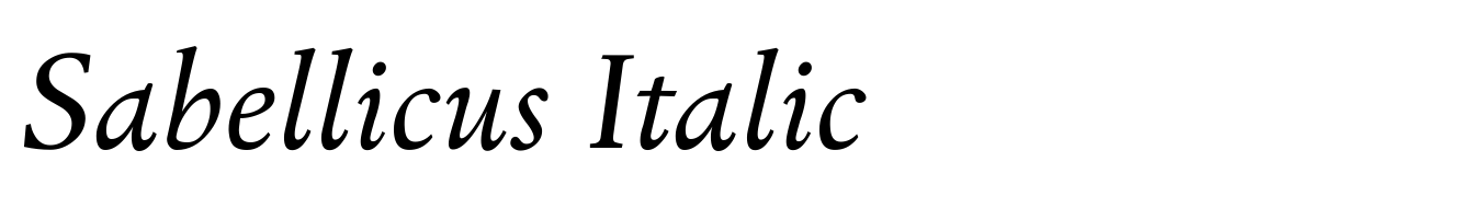 Sabellicus Italic